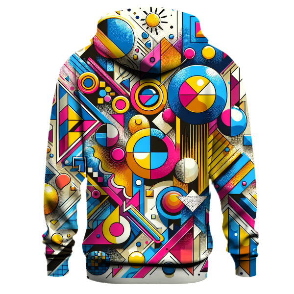 Funky Geometric Mix Hoodie