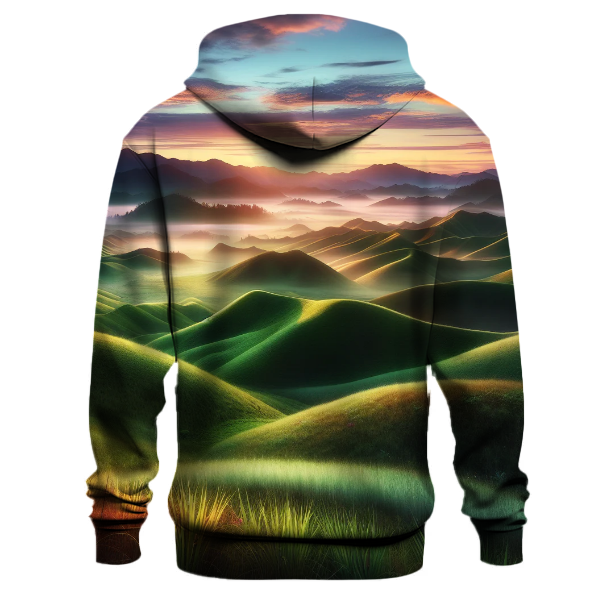 Sunrise Over Hills Hoodie