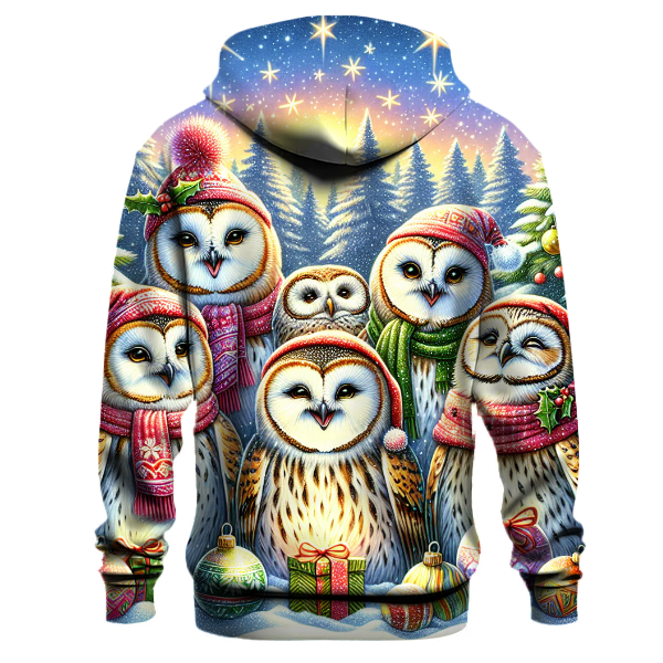 Magical Holiday Owl Parade Hoodie