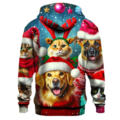 Joyful Holiday Pets Hoodie