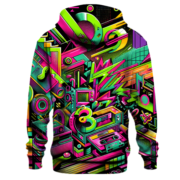 Neon Graffiti Dreams Hoodie