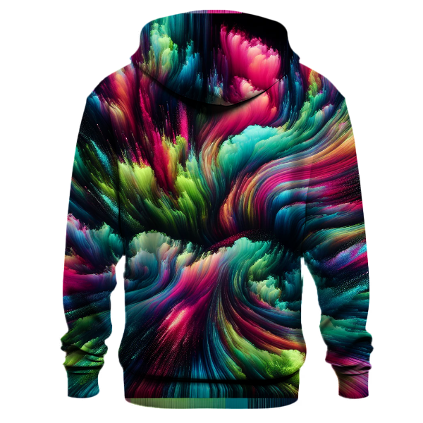 Electric Neon Glow Hoodie