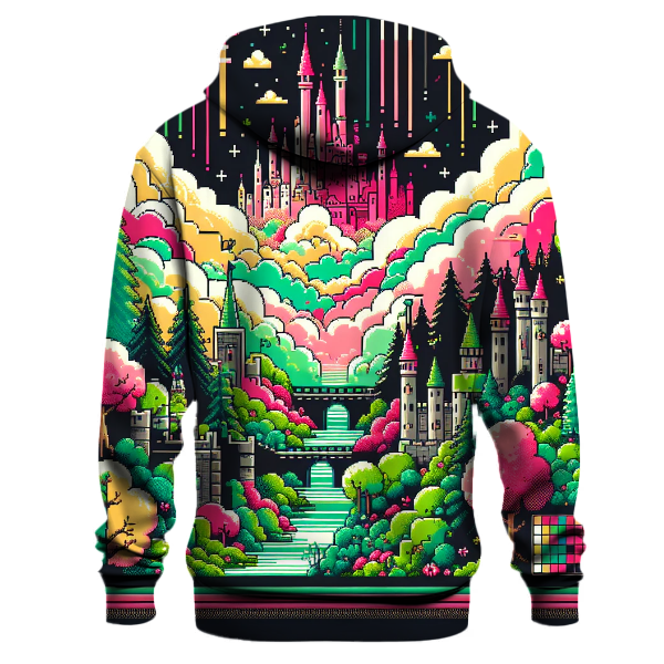 Pixelated Fantasy Land Hoodie