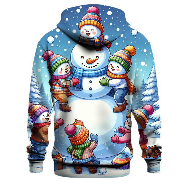 Snowman Building Crew Hoodie