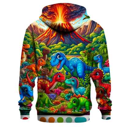 Playful Dino Expedition Hoodie