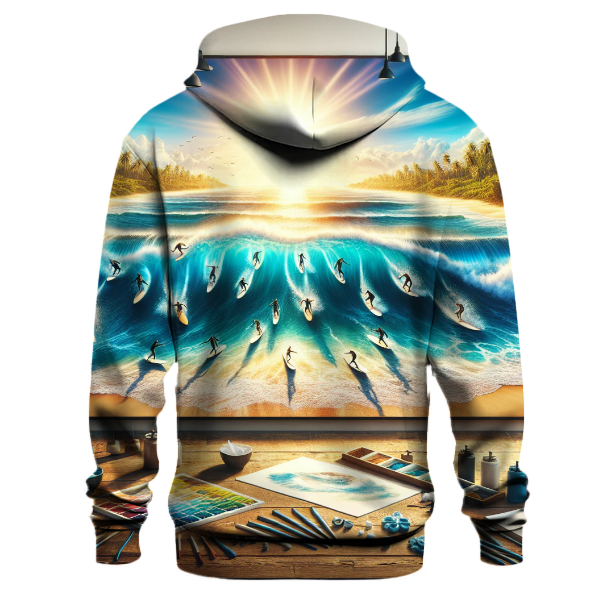 Surfing Wave Rider Hoodie