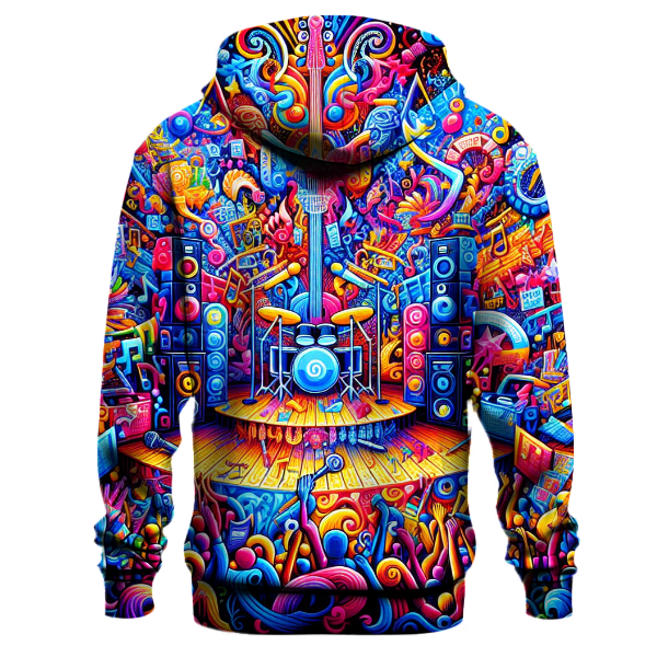 Dazzling Music Festival Vibes Hoodie