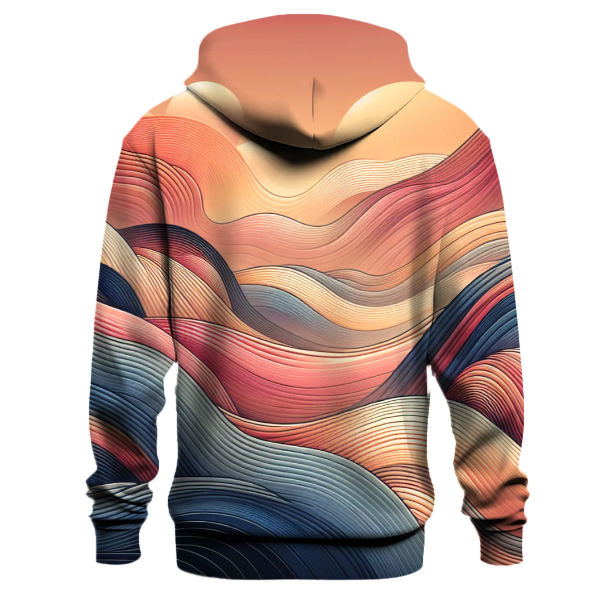 Sunset Wave Grooves Hoodie