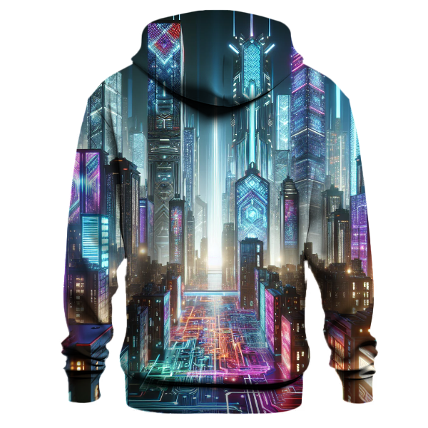 Cyberpunk Futurism Gear Hoodie