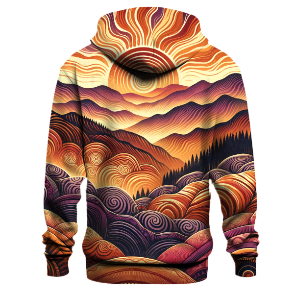 Earthy Sunset Overlook Hoodie