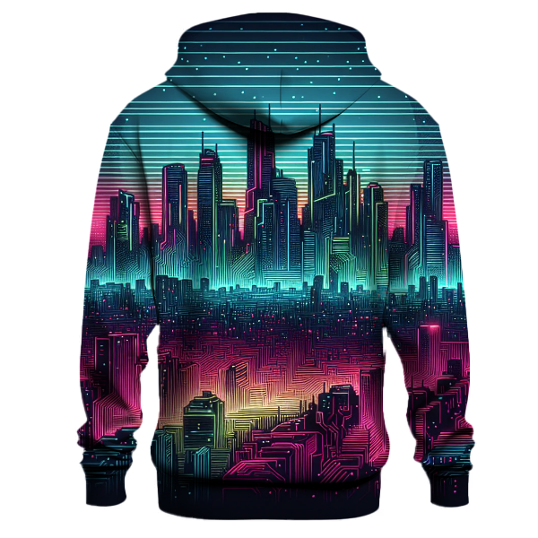 Retro Synth City Hoodie