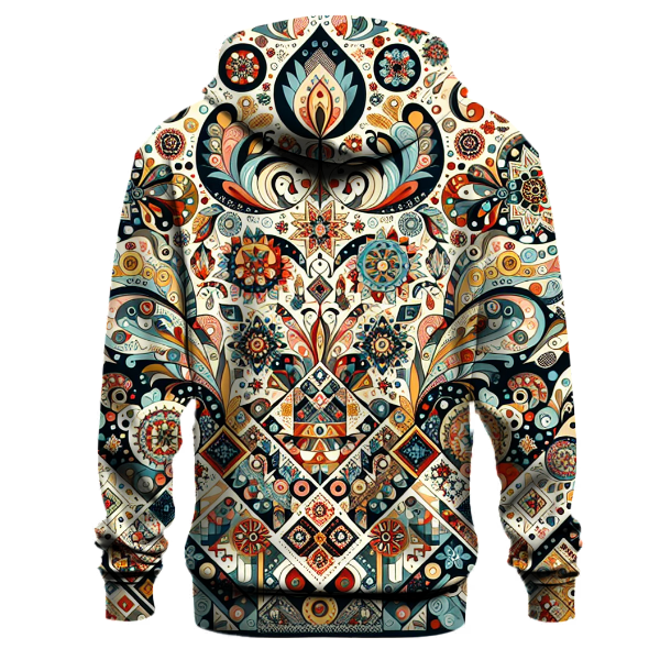 Folk Art Fusion Hoodie