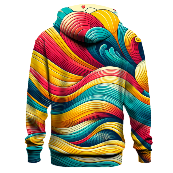 Rainbow Wave Dance Hoodie