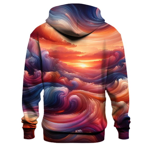 Abstract Sunset Reverie Hoodie