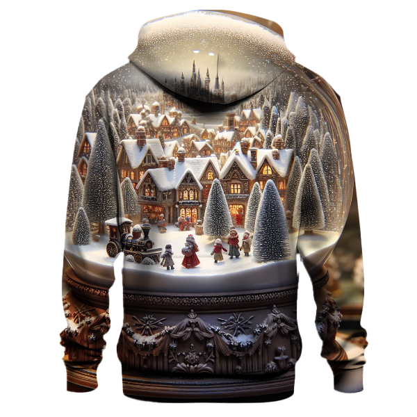 Frosty Snow Globe Scene Hoodie