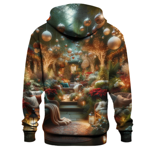 Illuminated Christmas Garden Hoodie