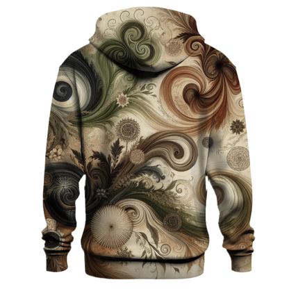 Earthy Tone Tie-Dye Hoodie