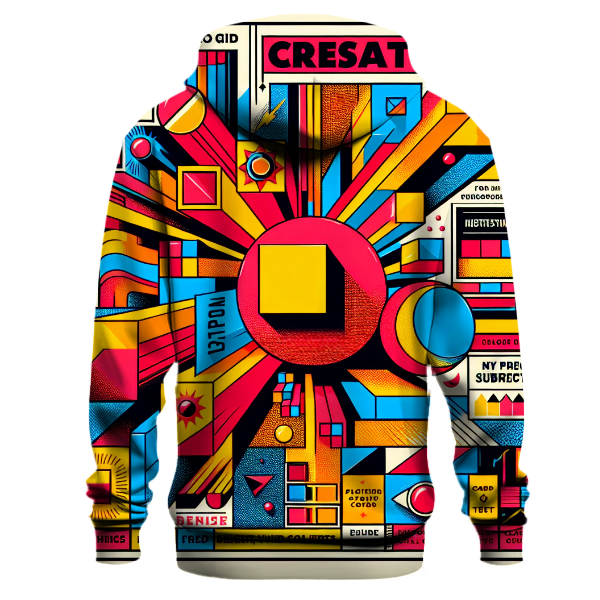 Classic 80s Pop Art Hoodie