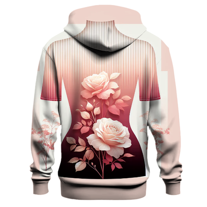 Chic Rose Ombre Hoodie