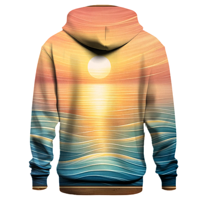 Sunrise Over Ocean Gradient Hoodie