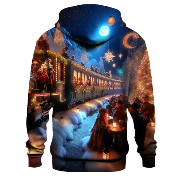 Midnight Polar Express Christmas Hoodie