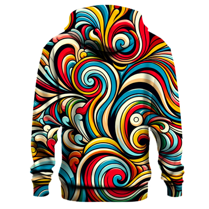 Groovy Rainbow Patterns Hoodie