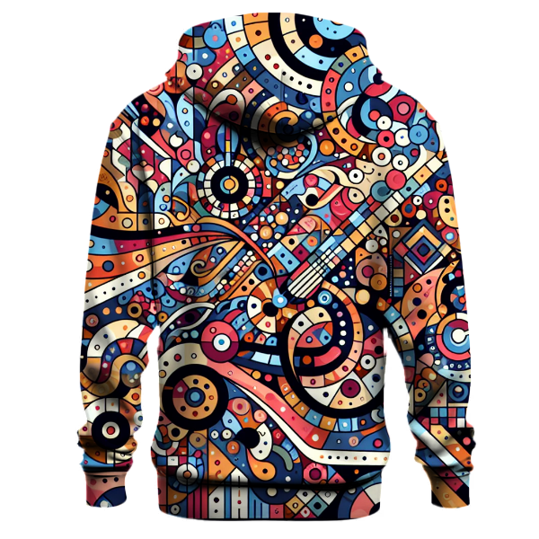 Vibrant Festival Mosaic Hoodie