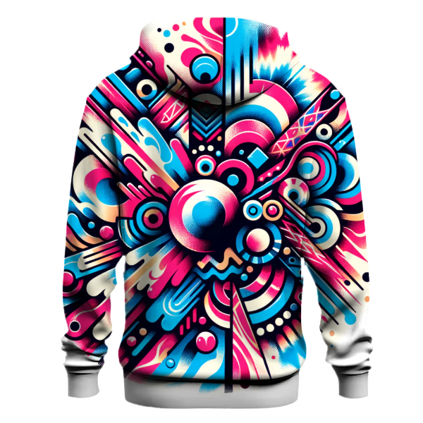 Bright Urban Graffiti Hoodie