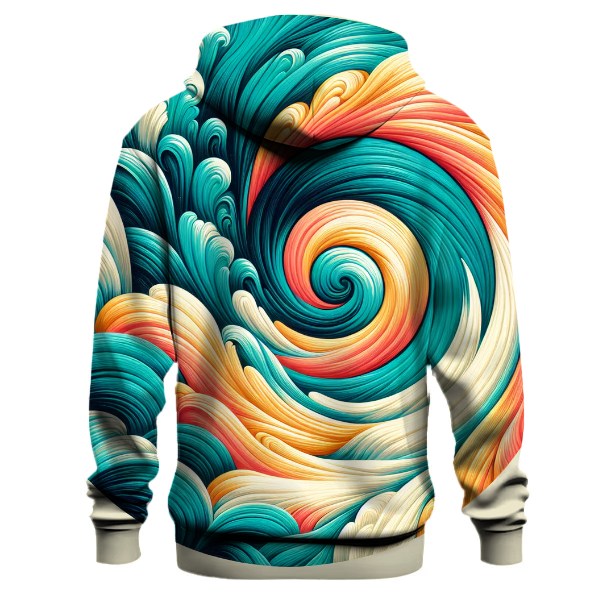 Tropical Breeze Tie-dye Design Hoodie