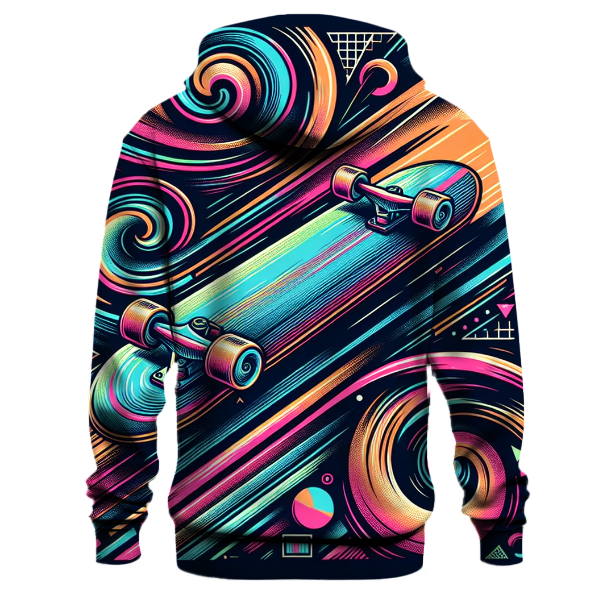 Radical Skateboard Art Hoodie