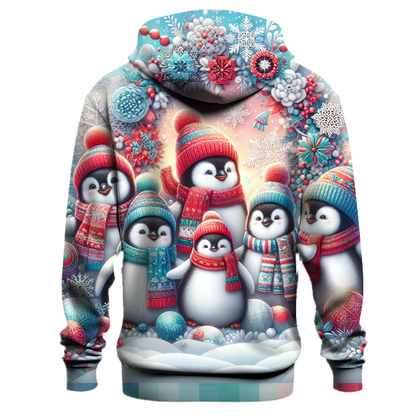 Merry Christmas Penguins Hoodie