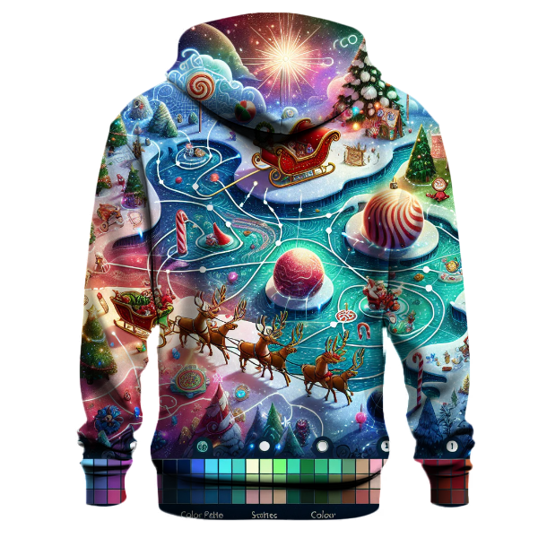 Christmas Adventure Map Hoodie