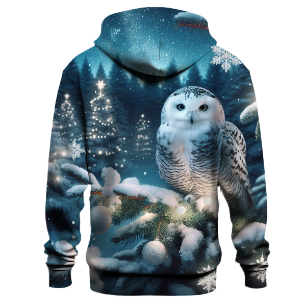 Snowy Owl Christmas Eve Hoodie