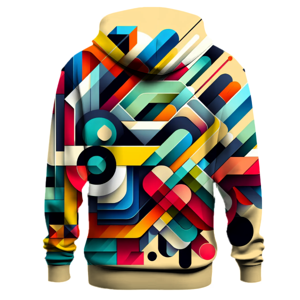 Electric Vibes Abstract Art Hoodie