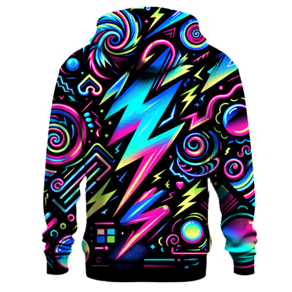 Electric Vibes Streetwear Hoodie