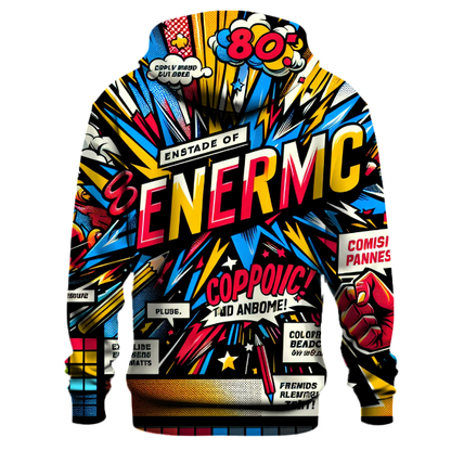 Vintage Comic Frenzy Hoodie