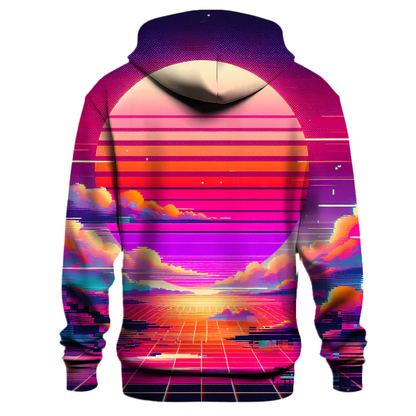 Glitchy Sunset Hoodie