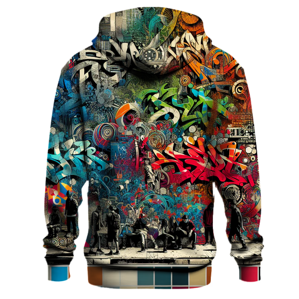 Urban Street Art Explosion Hoodie