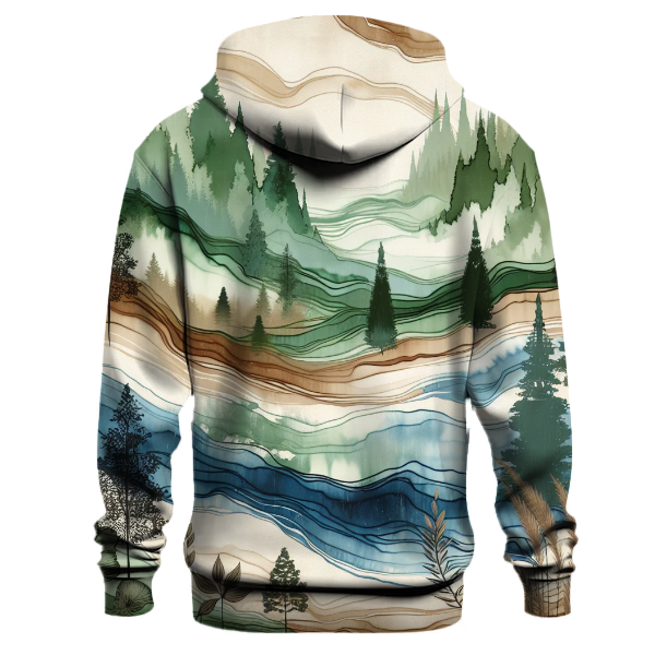 Mystical Forest Tie-dye Design Hoodie