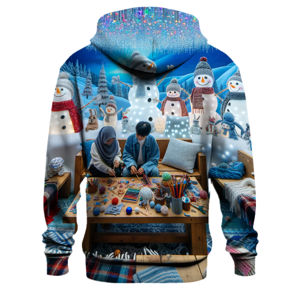 Frosty Friends Winter Party Hoodie