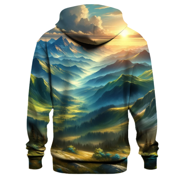 Artistic Mountain Escape Hoodie