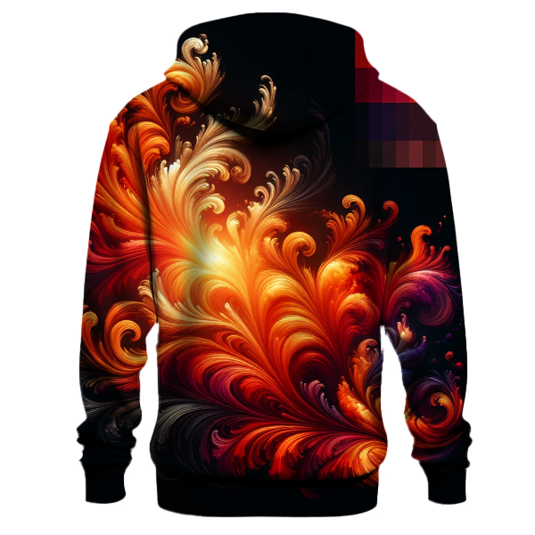 Amber Flame Flicker Hoodie