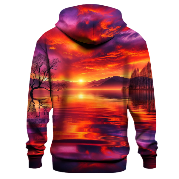 Fiery Sunset Serenade Hoodie