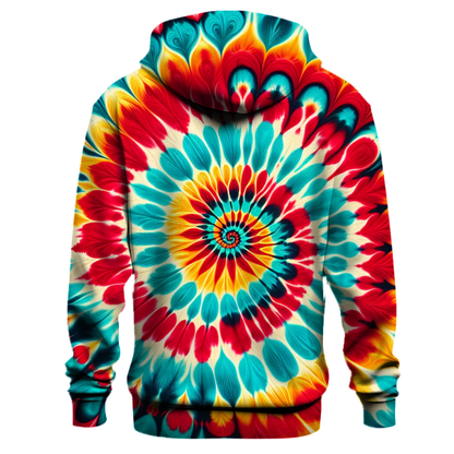 Groovy Tie-Dye Swirl Hoodie