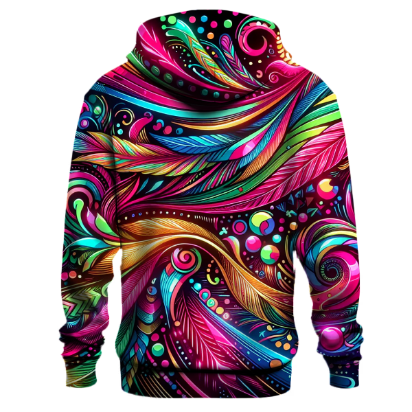 Neon Fiesta Fun Hoodie