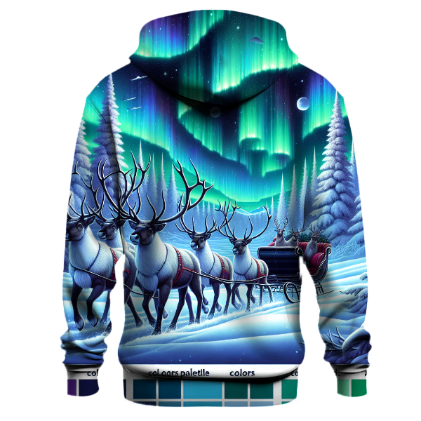 Enchanted Reindeer Sleigh Hoodie