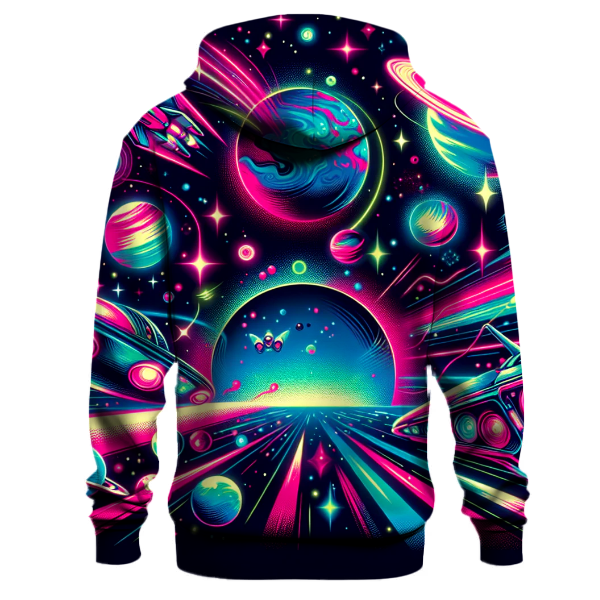 Neon Space Odyssey Hoodie