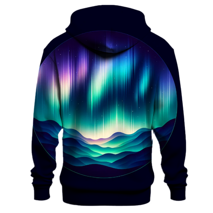 Glimmering Aurora Gradient Hoodie