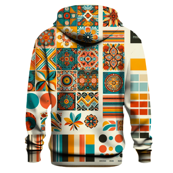 Funky Patchwork Dreams Hoodie