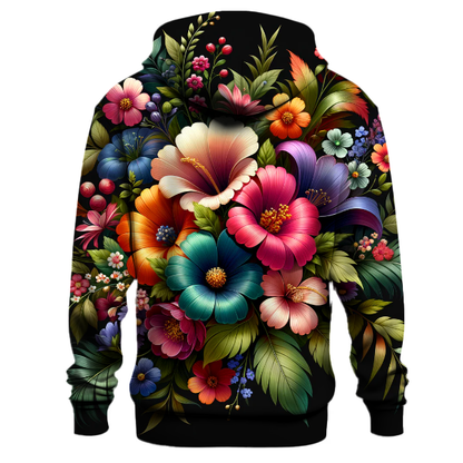 Bold Floral Statement Hoodie